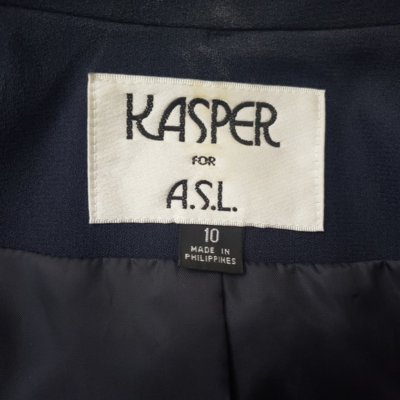 Double Breated Navy Blazer - Picture 2 of 3